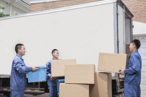 Staff reviewing public liability insurance and safe moving procedures