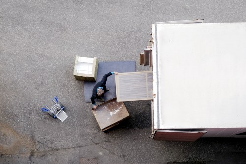 Local transfer station handling recyclable materials