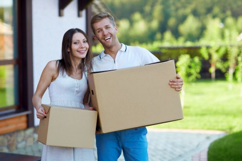 Man and van service handling office relocation in Paddington