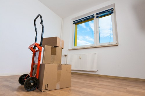 Packing boxes and furniture for Paddington removal services