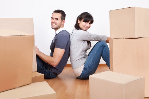 Payment and invoice process for a moving service booking
